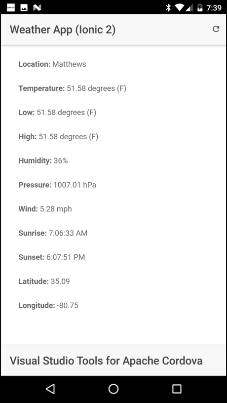 Desarrollo de una app hibrida movil con Ionic 2 y Visual Studio Desarrollo de una app hibrida movil con Ionic 2 y Visual Studio