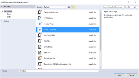 Desarrollo de una app hibrida movil con Ionic 2 y Visual Studio Desarrollo de una app hibrida movil con Ionic 2 y Visual Studio