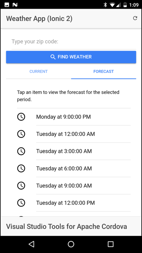 Desarrollo de una app hibrida movil con Ionic 2 y Visual Studio Desarrollo de una app hibrida movil con Ionic 2 y Visual Studio