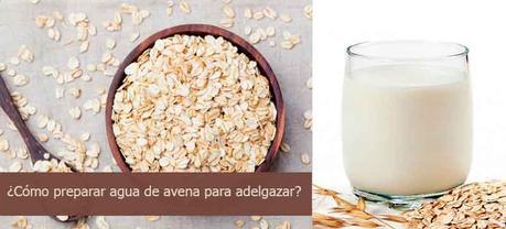 como preparar agua de avena casera