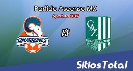 Cimarrones de Sonora vs Atlético Zacatepec en Vivo – Online, Por TV, Radio en Linea, MxM – Apertura 2017 – Ascenso MX