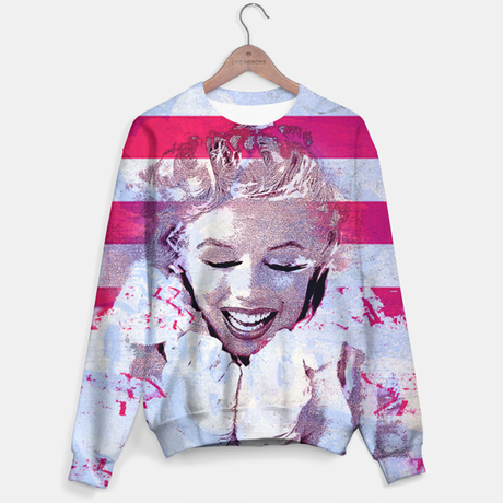 marilyn monroe pop art portrait, graphic tshirts and sweaters