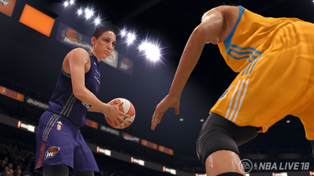 Los equipos y jugadoras de WNBA estarán en NBA Live 18