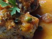 Bonito estragon salsa zanahoria