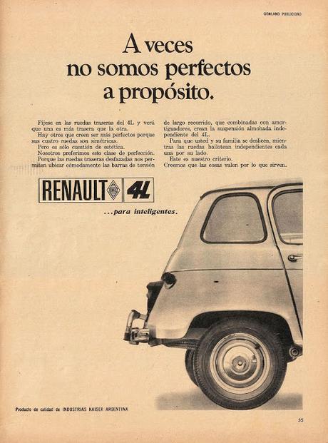 Las ruedas traseras del Renault 4L