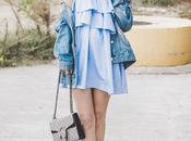 Trendy blue denim
