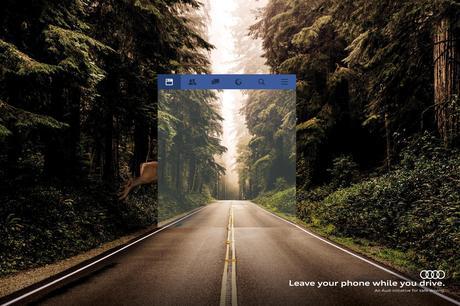 Esta campaña muestra cómo usar el móvil al volante cambia nuestra percepción de la carretera