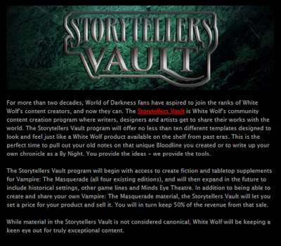 Storyteller`s Vault: suplementos fan para MdT