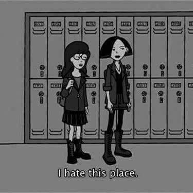 Imagen de school, hate, and Daria