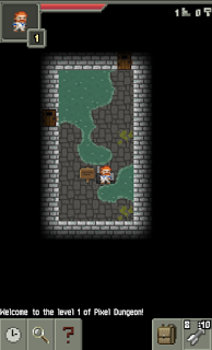 Pixel Dungeon, Una mazmorra subterránea llena de monstruos y tesoros ocultos