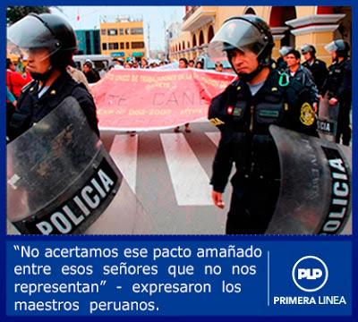 MAESTROS DE LA REGIÓN LIMA RECHAZAN ACUERDO DE AMIGOS ENTRE EJECUTIVO Y GOBERNADORES…