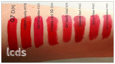 Mis labiales rojos favoritos