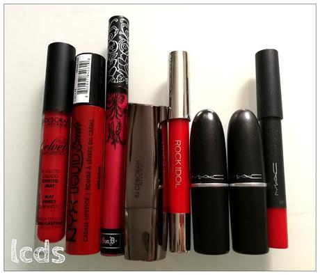 Mis labiales rojos favoritos