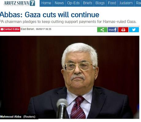 El ente palestino continuara su atroz bloqueo a Gaza.