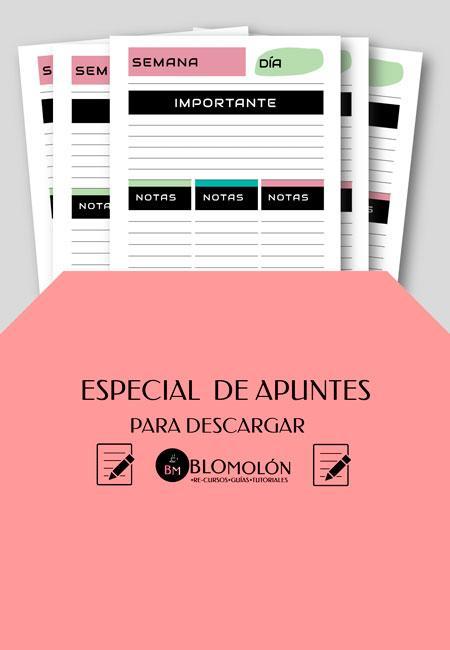 Especial De Apuntes Para Descargar