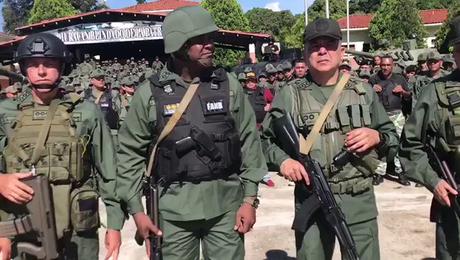 Fuerza Armada venezolana aclara ataque fue hecho por civiles con ropa militar.