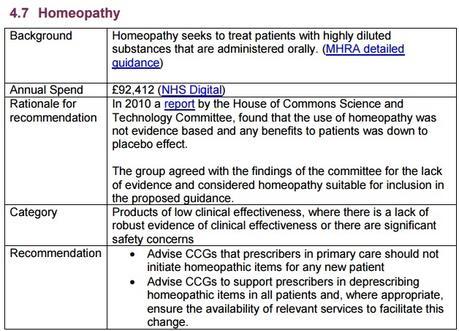 Cuando no es no: el caso de la homeopatía