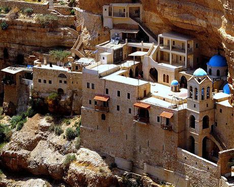 Maravillas de Israel. El Monasterio Ortodoxo de San Jorge  en Wadi Qelt.