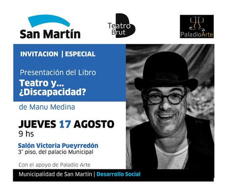 fechas de seminarios y presentaciones del libro en Buenos Aires de Teatro y...¿Discapacidad?