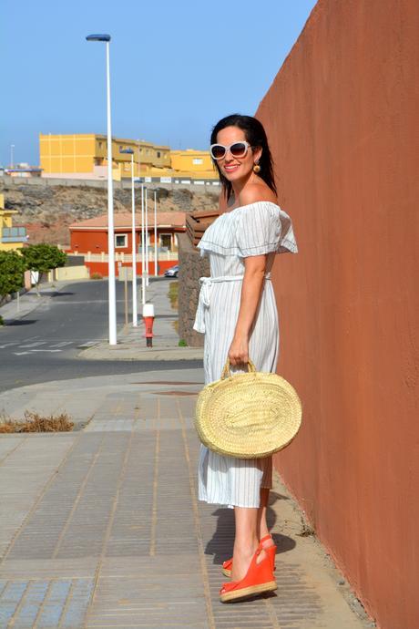 MANGO SUMMER DRESS OUTFIT