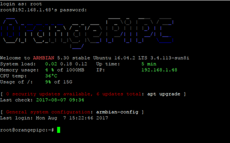 Cómo instalar ArmBian en Orange Pi PC