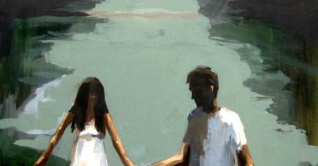 Pareja agarrada de la mano