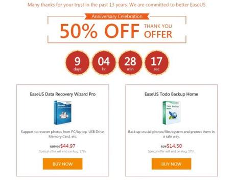 Participa en el 13º aniversario de EaseUS ganando increíbles premios