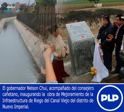 DESTACAN MEJORAMIENTO DE INFRAESTRUCTURA DE RIEGO EN CAÑETE…