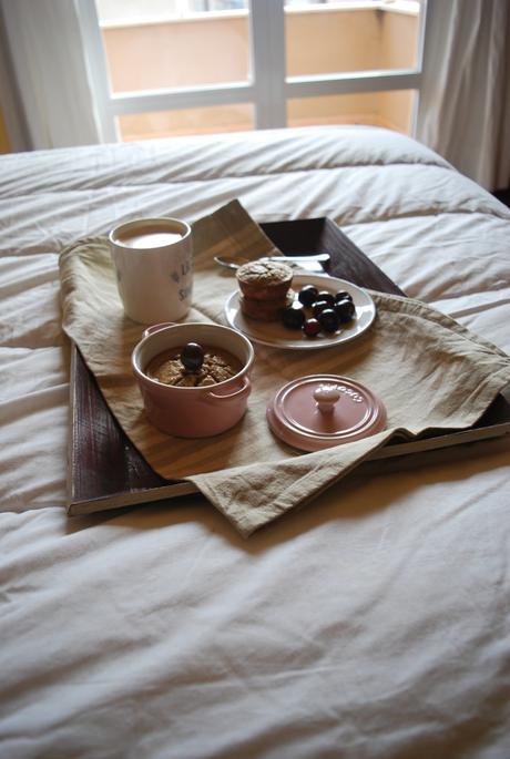 Un desayuno perfecto ~ bizcocho de café y avena