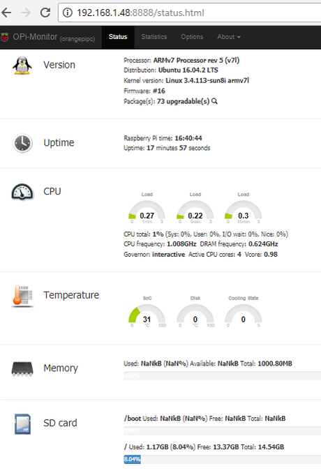 Monitorize su Raspberry Pi y Orange Pi Monitorize su Raspberry Pi y Orange Pi