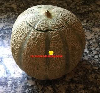 HELADO DE MELÓN EN THERMOMIX