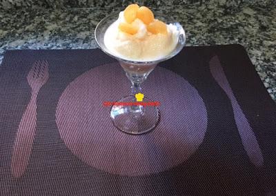 HELADO DE MELÓN EN THERMOMIX