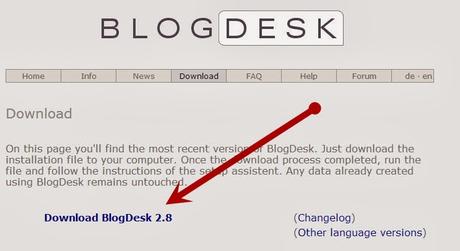 Como instalar el BlogDesk