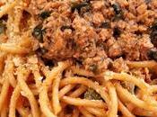 Boloñesa vegana atún