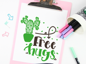 Free Hugs Abrazos gratis lamina para imprimir gratuita