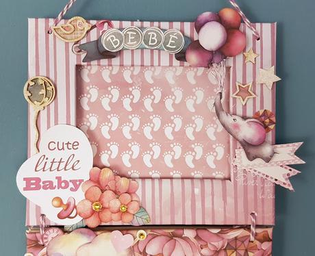 Cómo hacer un marco tríptico para bebé Cómo hacer un marco tríptico para bebé