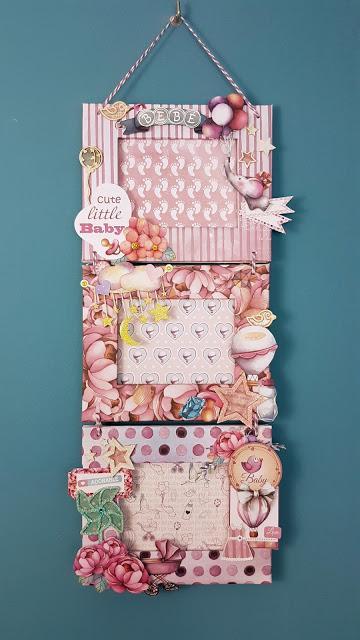 Cómo hacer un marco tríptico para bebé Cómo hacer un marco tríptico para bebé