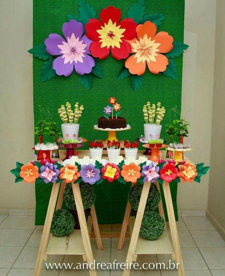 26 sencillas y útiles ideas con Flores de papel Hawaianas