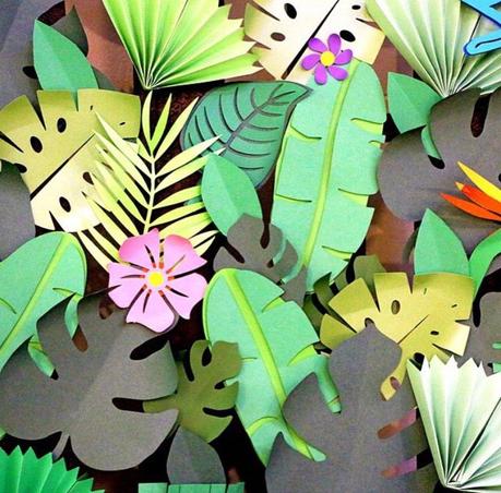 26 sencillas y útiles ideas con Flores de papel Hawaianas