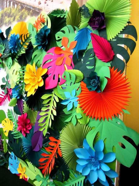 26 sencillas y útiles ideas con Flores de papel Hawaianas - Paperblog