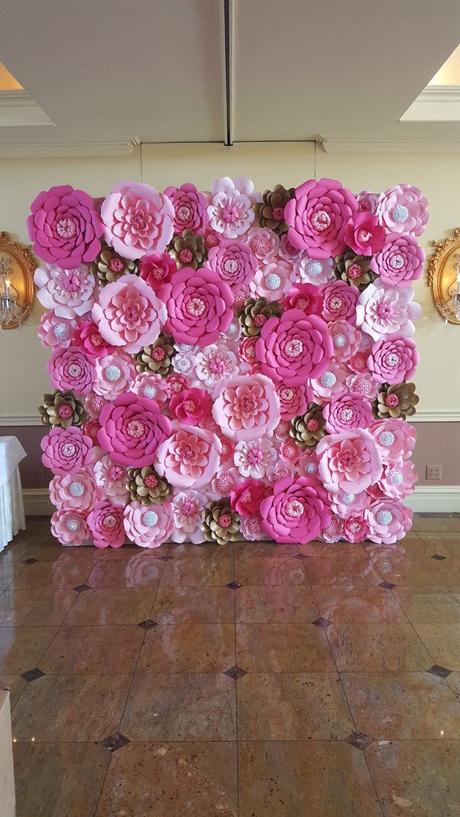 34 sencillas ideas de flores de papel para decoración