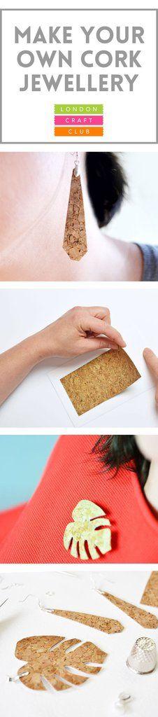 20 sencillas manualidades con corcho en láminas