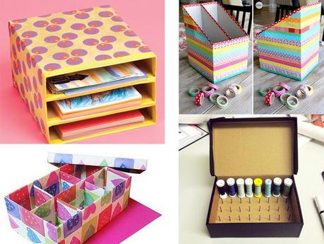 22 Ideas fabulosas de manualidades con cajas de cartón - Paperblog