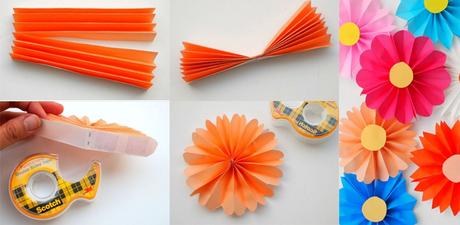 3 ideas de flores de papel fáciles