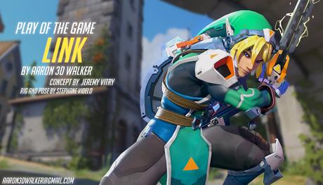 Imaginan cómo se vería Link dentro de Overwatch