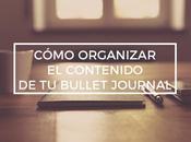 Organiza encuentra todo contenido Bullet Journal