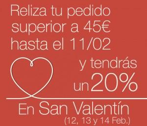 Superdescuento de San Valentin