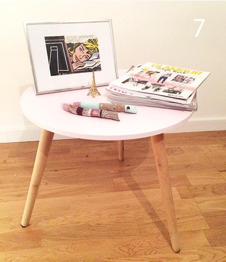 DIY: cambio de imagen de una mesa con chalk paint ROSA