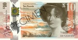 10 libras para la matemática escocesa Mary Somerville
