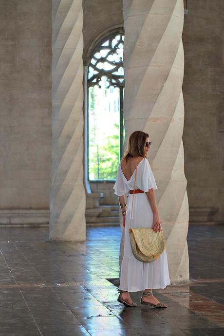 vestido largo blanco